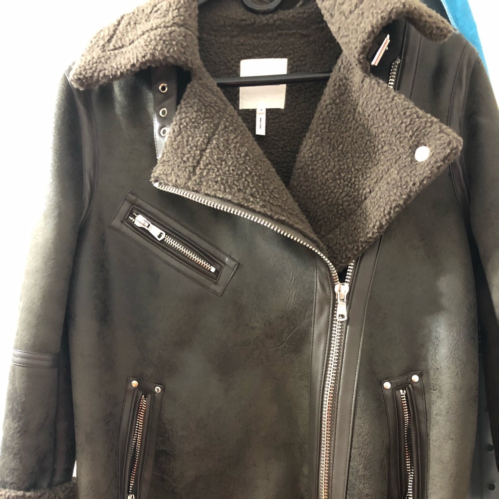 Oversized Faux shearling coat